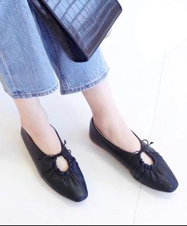 日本🇯🇵 Merlot直購 黑色蝴蝶結平底鞋64182237952771110