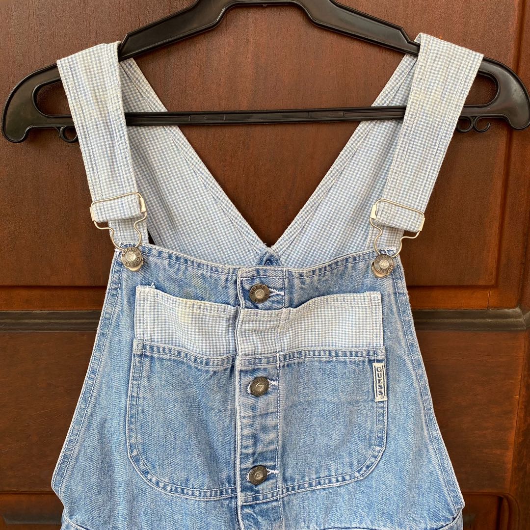 guess overalls women's