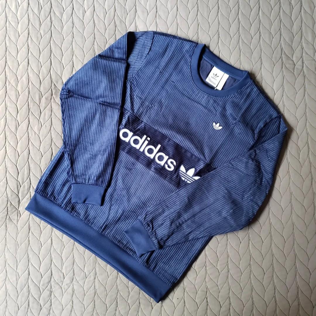 Adidas Samstag Corduroy Sweatshirt Carousell
