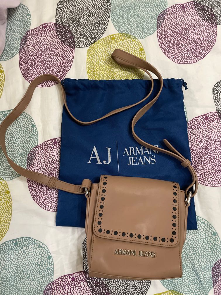 armani jeans sling bag
