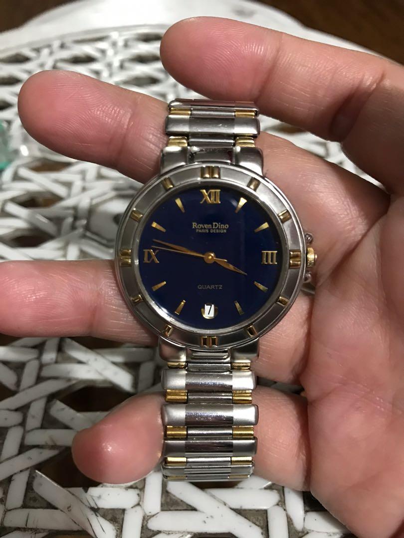 Authentic Roven Dino Paris Ladies Two Toned Watch