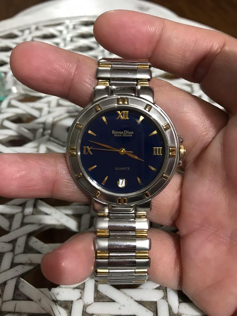 Authentic Roven Dino Paris Ladies Two Toned Watch Women s Fashion Watches Accessories Watches on Carousell