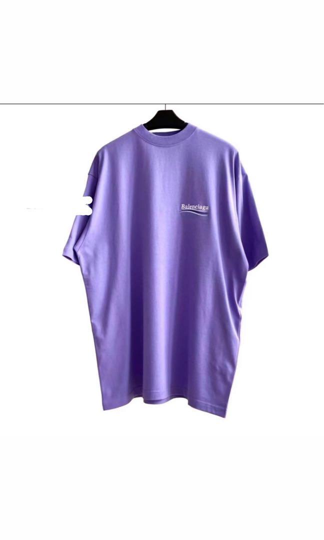 Purple balenciaga new arrivals shirt