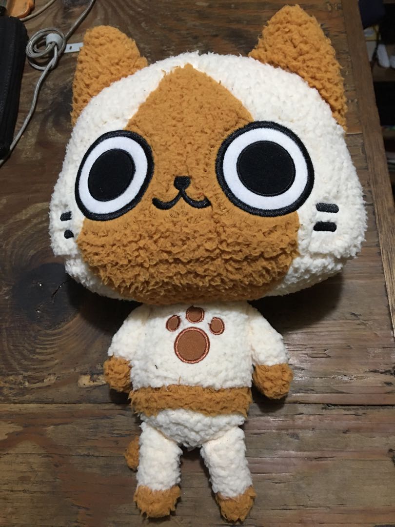 Banpresto Monster Hunter Felyne plush Airou Hobbies Toys Toys Games on Carousell