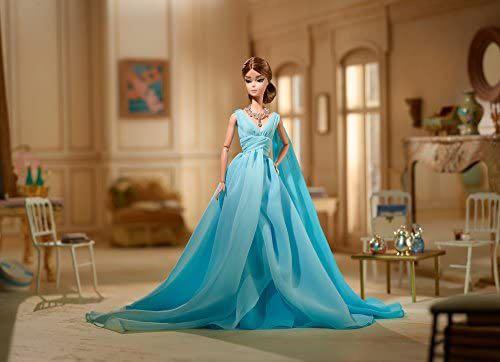 IN STOCK NOW! Blue Chiffon Ball Gown Silkstone Fashion Model Barbie NEW 