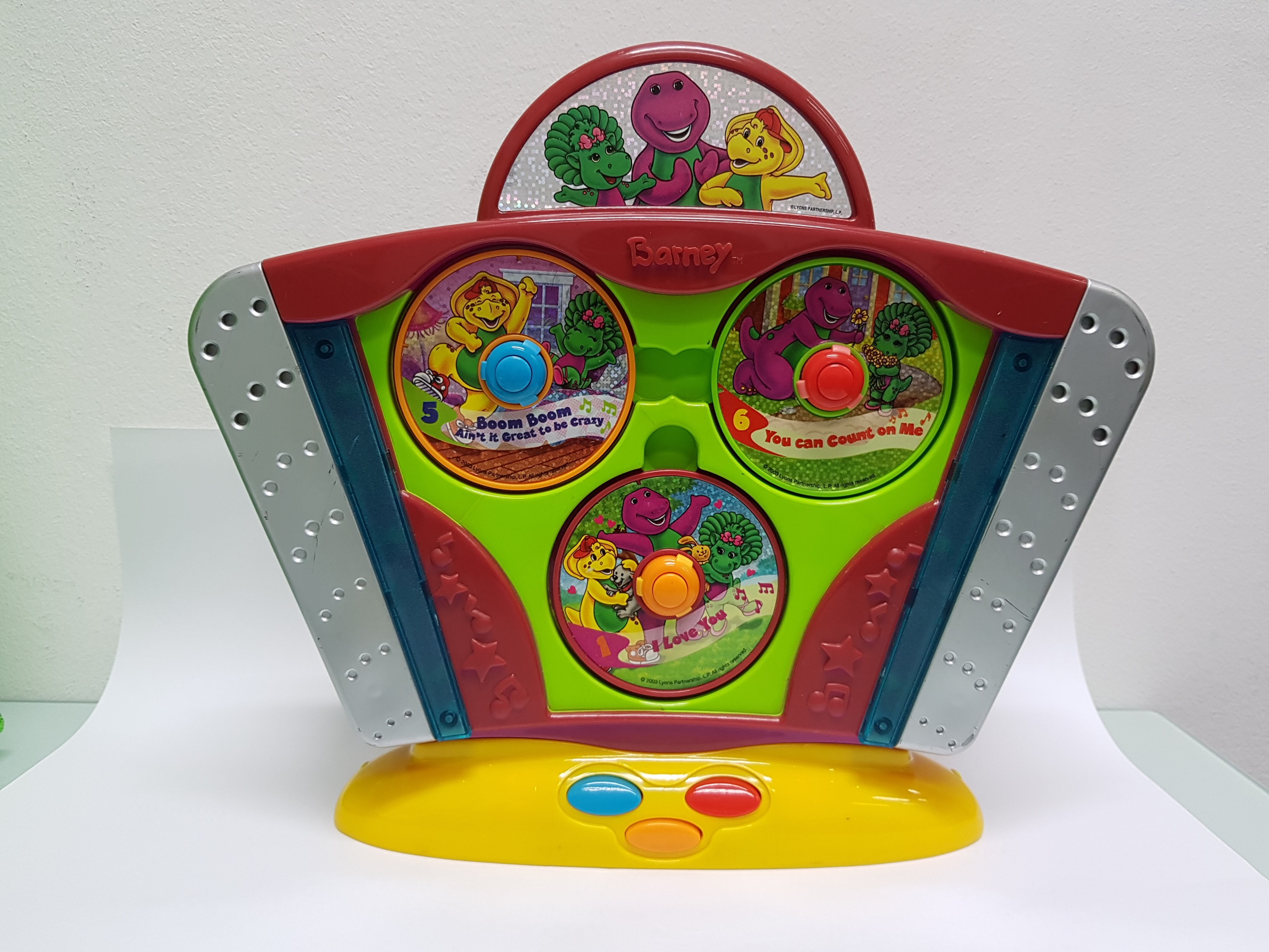 Barney musical shop toys