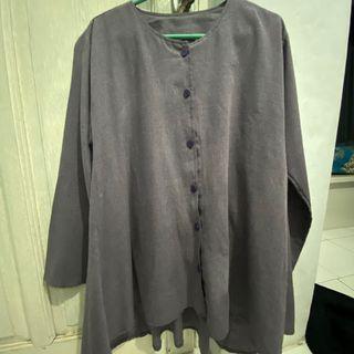 Blouse Abu-Abu