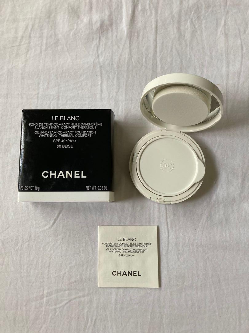 Full Ingredients List Le Blanc Whitening Compact Foundation Long Lasting  Radiance-Thermal Comfort SPF 25 PA+++ Chanel