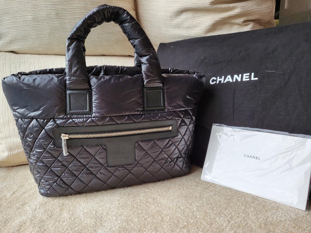 Brand New CHANEL QUILTED COCOON PUFFY BAG LARGE