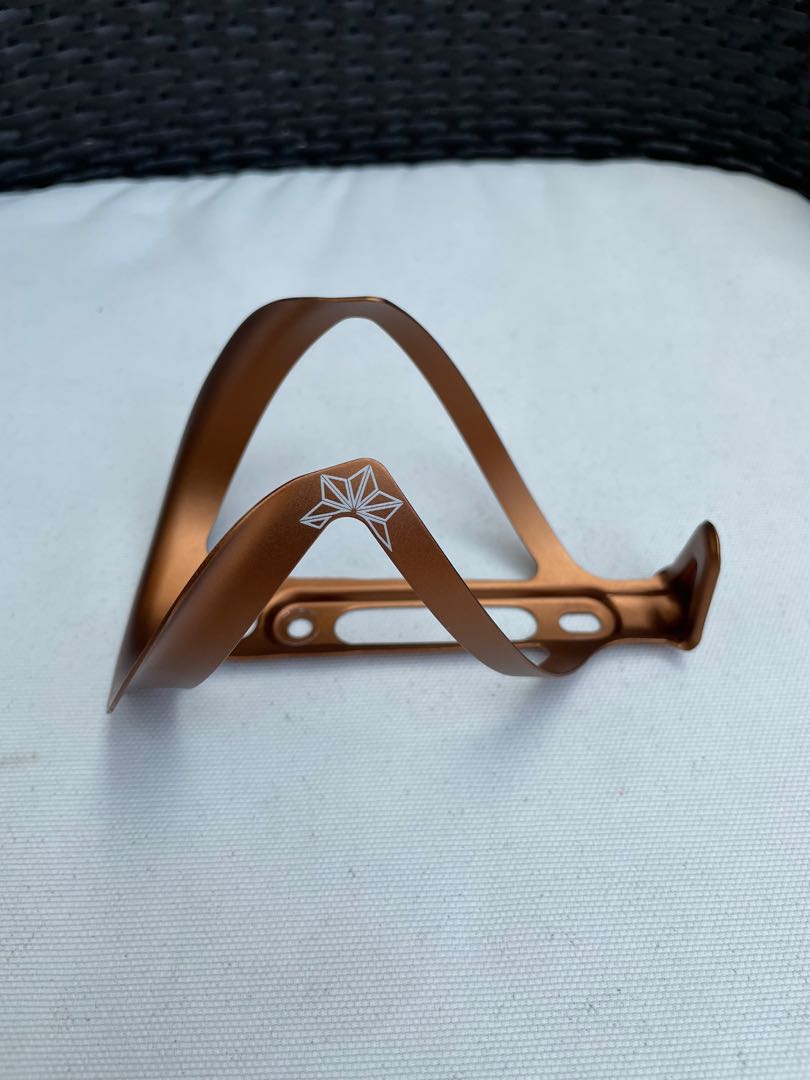 Bronze Anodised Bottle Cage Bicycle
