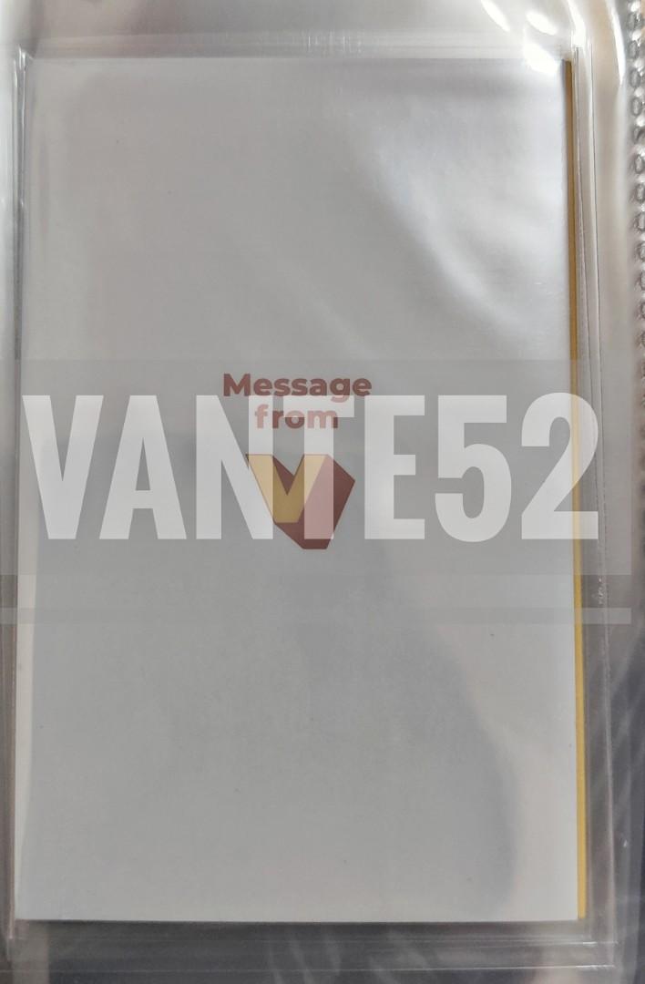 BTS BUTTER ALBUM MESSAGE CARD (Category: K-Wave Merchandise) located in Bacoor. Submitted by vante52 (Listing ID 1117860900, Image 1). Description: BTS Butter Album message card — P150 each + LSF On hand Members avaiable: V Jin Jimin J-Hope.