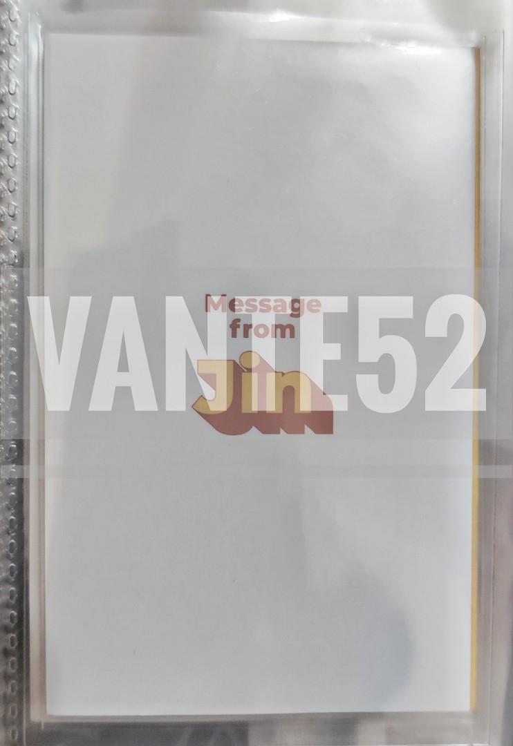 BTS BUTTER ALBUM MESSAGE CARD (Category: K-Wave Merchandise) located in Bacoor. Submitted by vante52 (Listing ID 1117860900, Image 3). Description: BTS Butter Album message card — P150 each + LSF On hand Members avaiable: V Jin Jimin J-Hope.