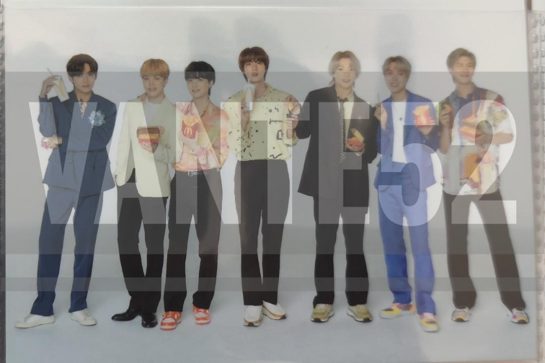BTS x MCDO COLLAB POB GROUP (Category: K-Wave Merchandise) located in Bacoor. Submitted by vante52 (Listing ID 1117861375, Image 1). Description: BTS x McDonald's Collab POB Group version — P 1000 + LSF — On hand.