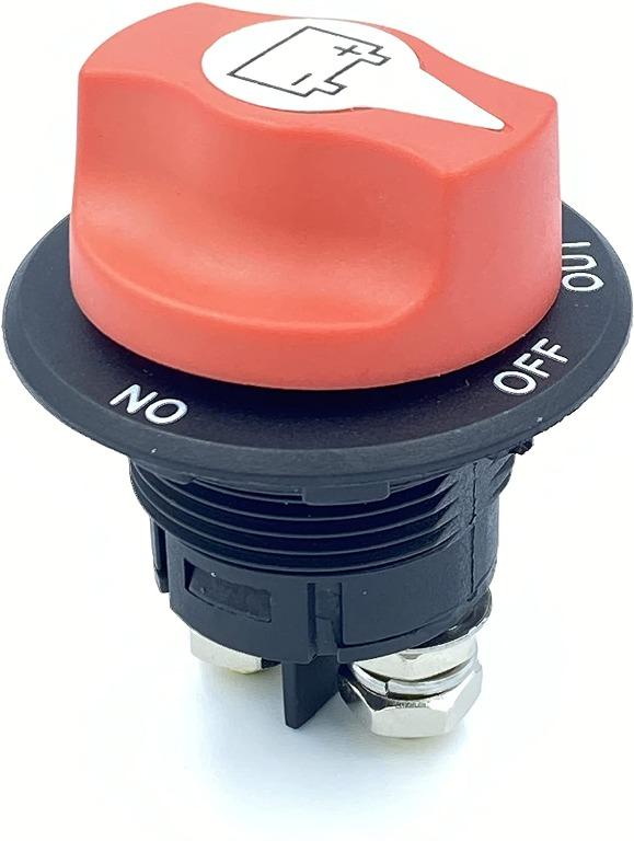 Car Battery Isolator Kill Switch 12V- 48V Battery Disconnect Switch Power  Master Cut/Shut Off Switch Max 32V 100A CONT 150A INT On/Off for Marine  Boat RV ATV Vehicles [1902], Car Accessories, Accessories