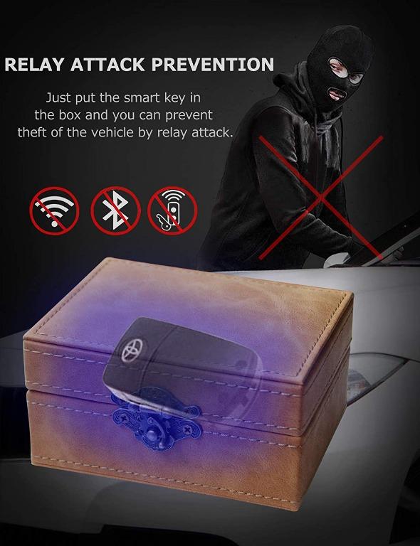 Signal Blocker Box Car Keys Fob RFID Security Anti Theft Safe Faraday  Keyless
