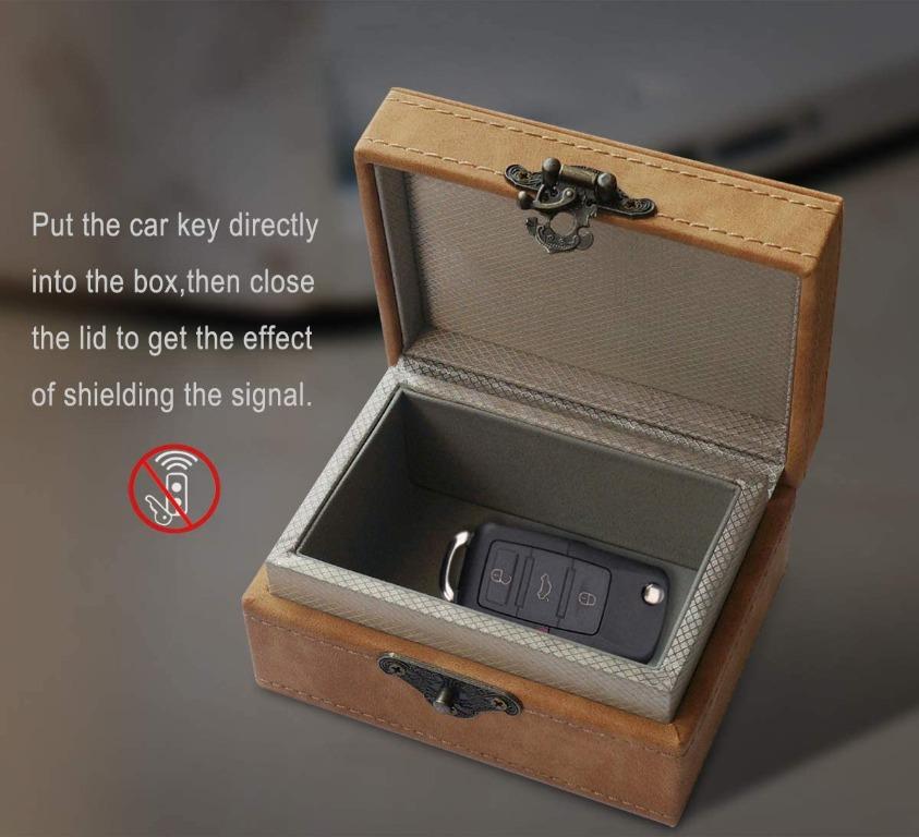 Faraday Car Key Safety Box Signal Blocker RFID Blocking Pouch Anti-Theft