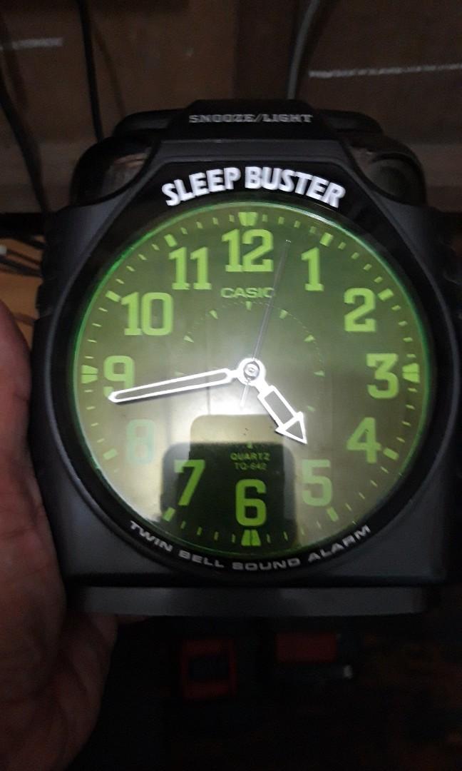 Casio deskclock (Category: Clocks) located in Quezon City. Submitted by obet89 (Listing ID 1117834614, Image 1). Description: silent sweeping second issue alarm bell not working.