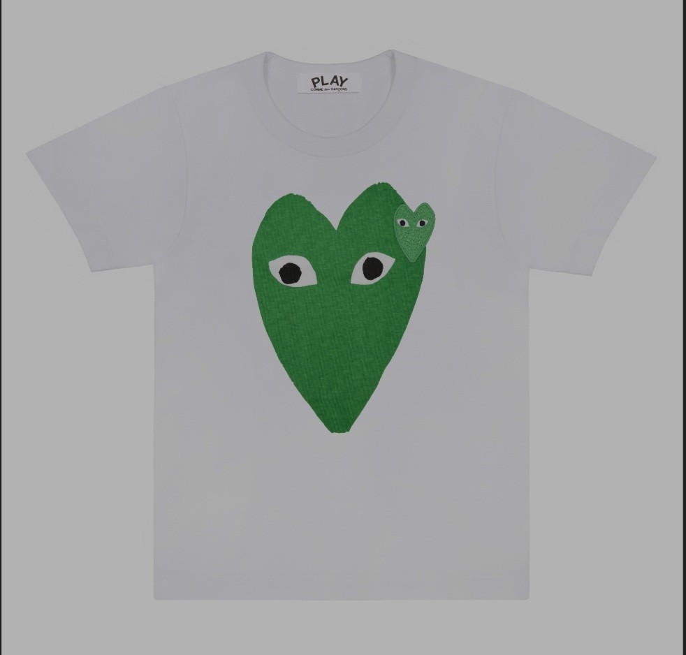cdg green heart