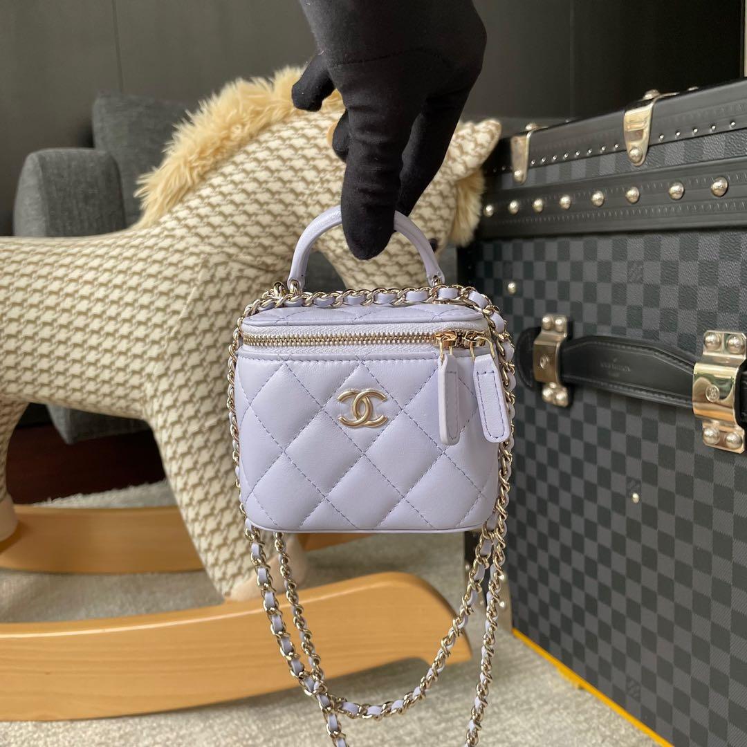 Chanel Mini Vanity Handle, Luxury, Bags & Wallets on Carousell