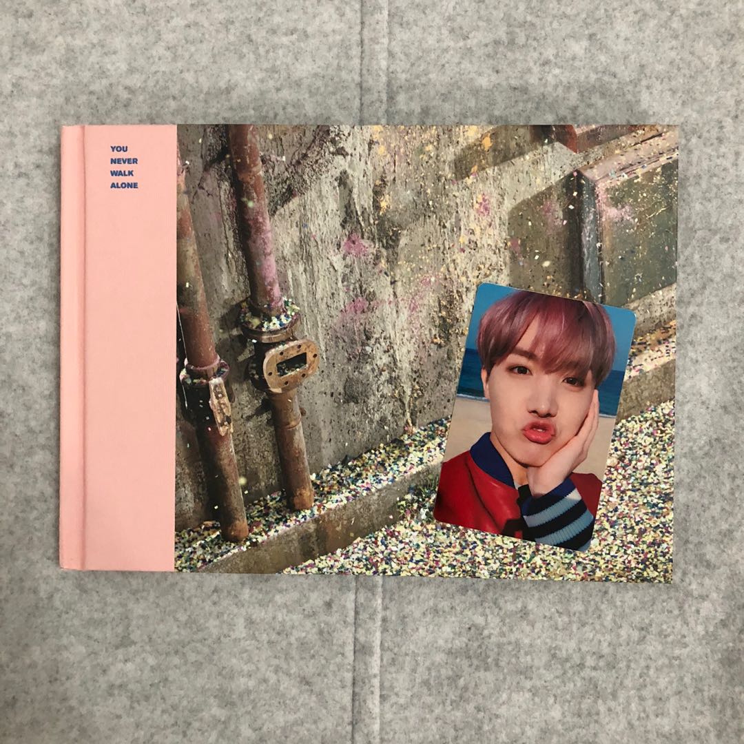 Complete You Never Walk Alone With J Hope Photocard Hobi Pc Jhope Hoseok Bts Pink Version Right Version Hobbies Toys Memorabilia Collectibles K Wave On Carousell