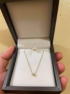 Dainty 18k Diamond Necklace