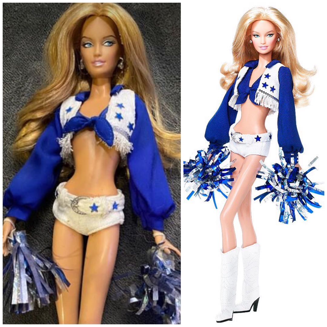 Dallas Cowboys Cheerleader Barbie Hobbies Toys Toys Games on
