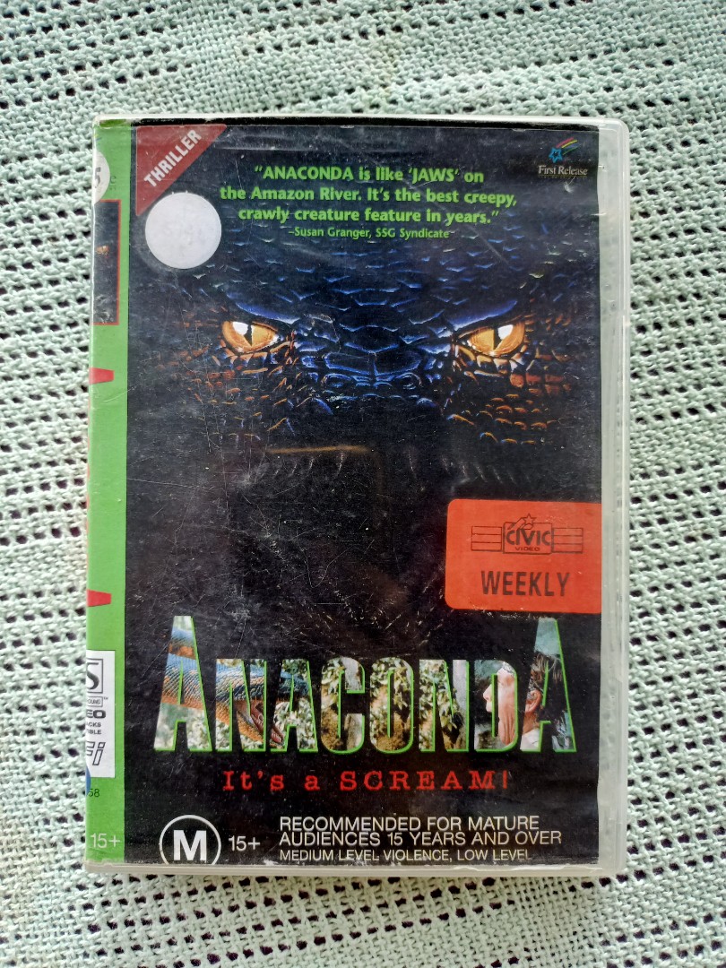 DVD Anaconda, Hobbies & Toys, Music & Media, CDs & DVDs on Carousell