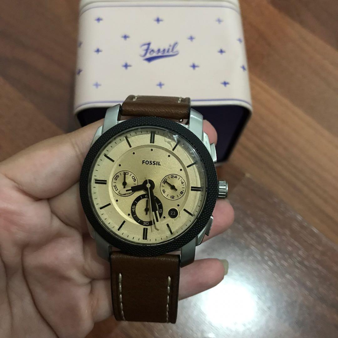 Fossil Watch FS5620 leather brown strap original 100 guaranteed