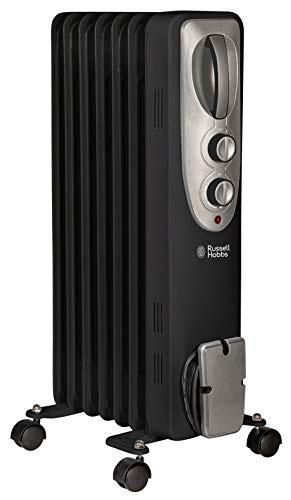 DONYER POWER Oil Filled Radiator 7 Fin 800W， Electric Heater， Black