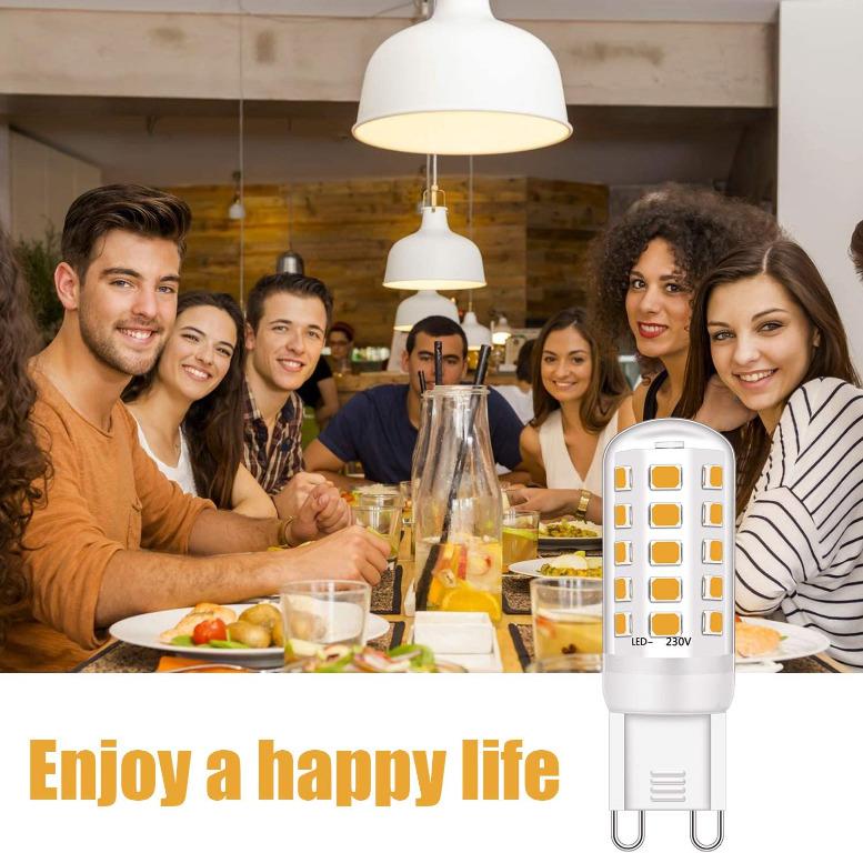 5 pack 28w best sale g9 halogen bulbs