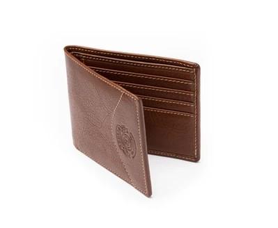 Ghurka Classic Wallet Vintage Chestnut Leather, Men's Fashion