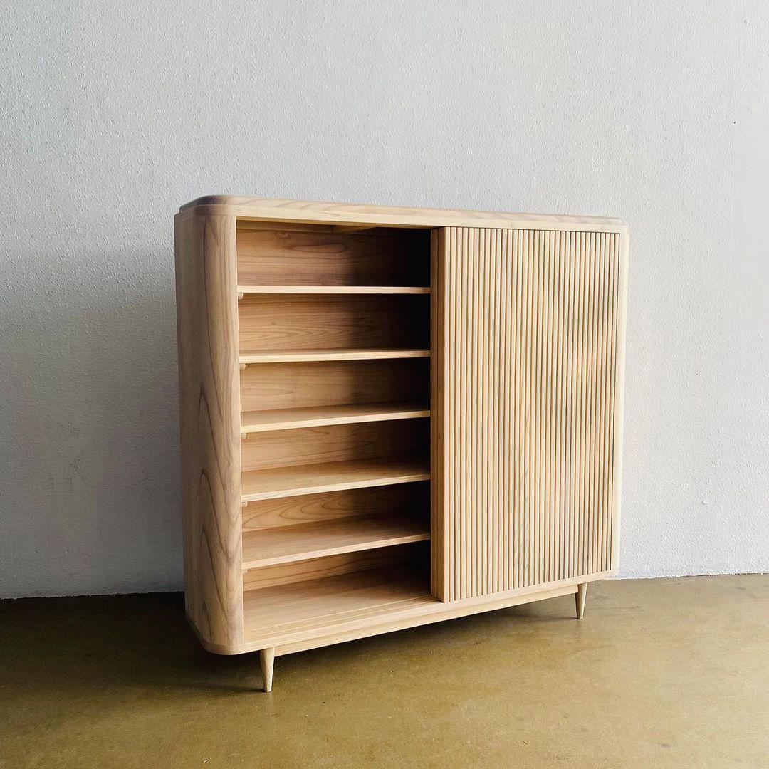 Gmelina fluted shoe Furniture & Home Living, Furniture