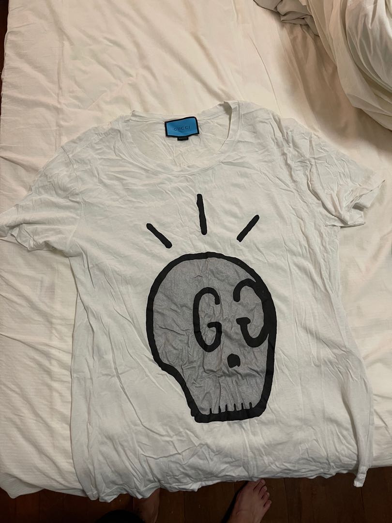 Gucci Ghost t shirt Men s Fashion Tops Sets Tshirts Polo