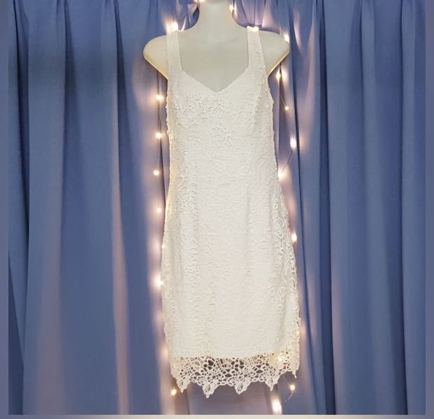 Guess white sale lace dress