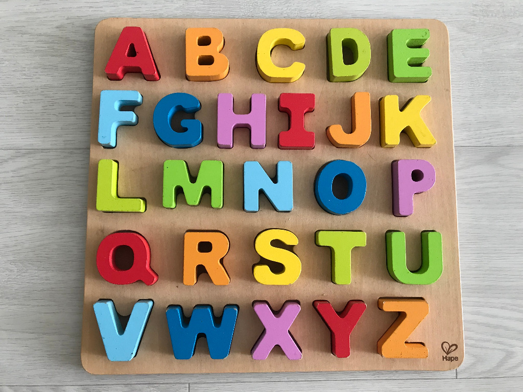 Hape alphabet blocks 2025