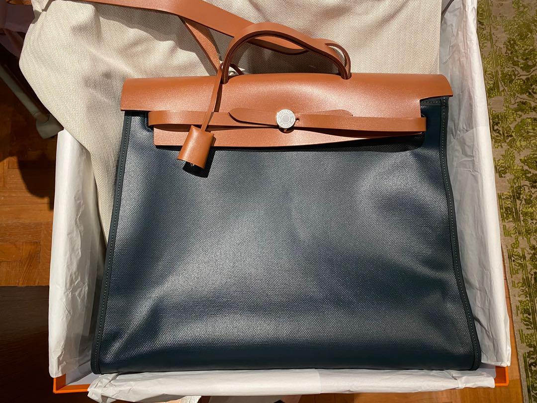 Hermes Herbag Zip Bag 39 Toile