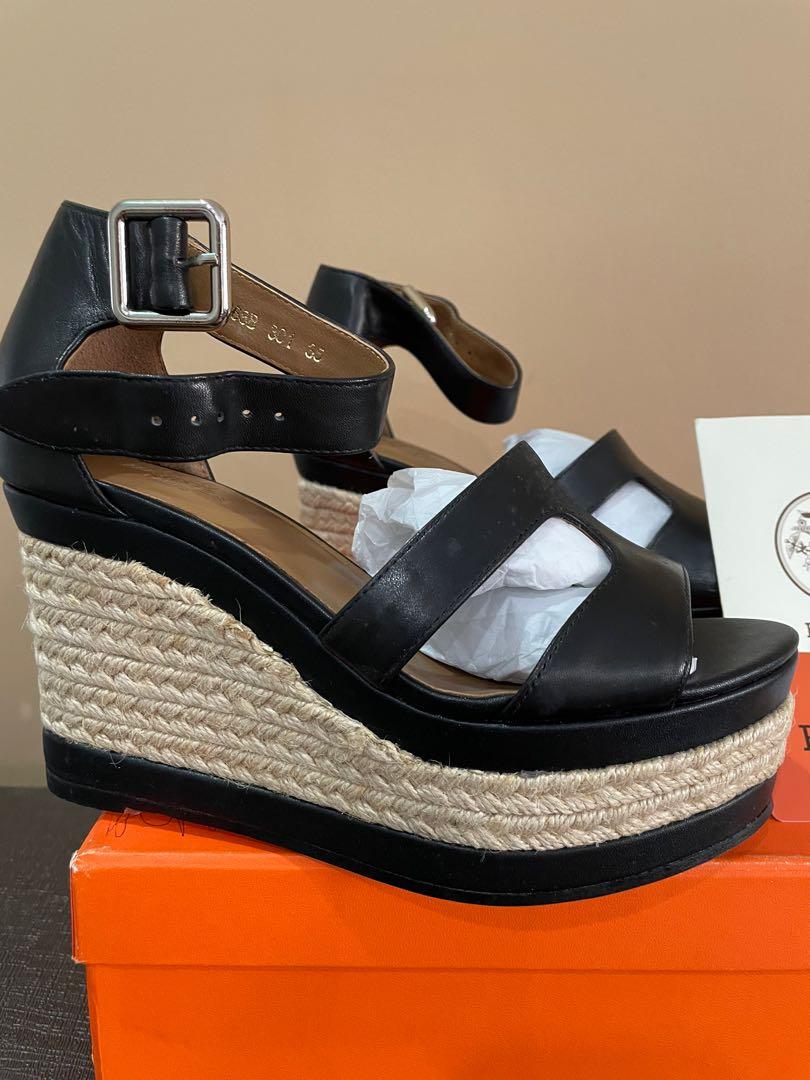 Hermes Wedges, Women's Fashion, Footwear, Wedges on Carousell