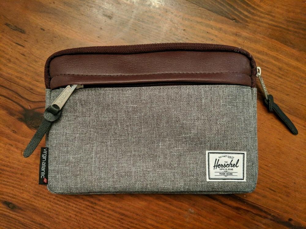 Herschel Virgin Atlantic Airlines Business Class Amenities Pouch