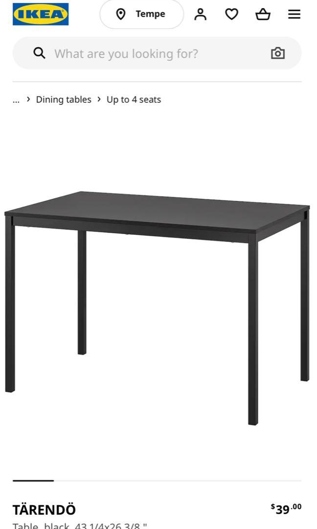 IKEA DINING TABLE // STUDY TABLE // COMPUTER TABLE // STUDY DESK, Furniture & Home Living
