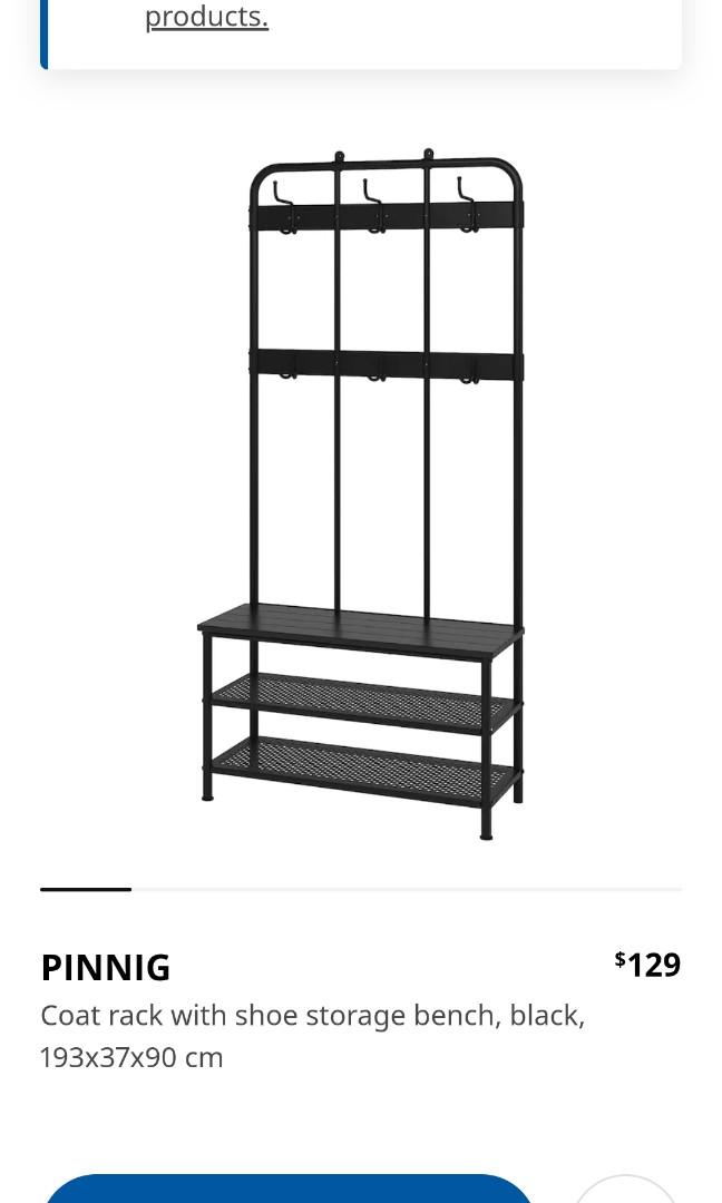 Ikea pinnig store shoe rack