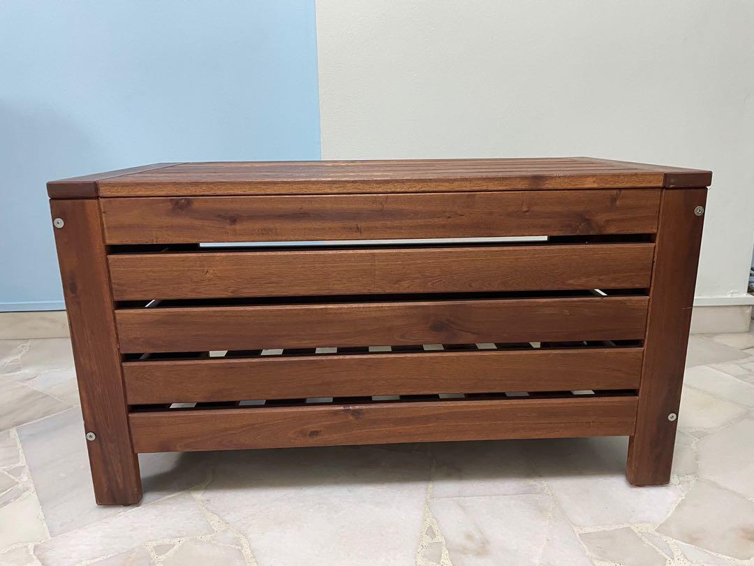 Wooden shoe box ikea 2025