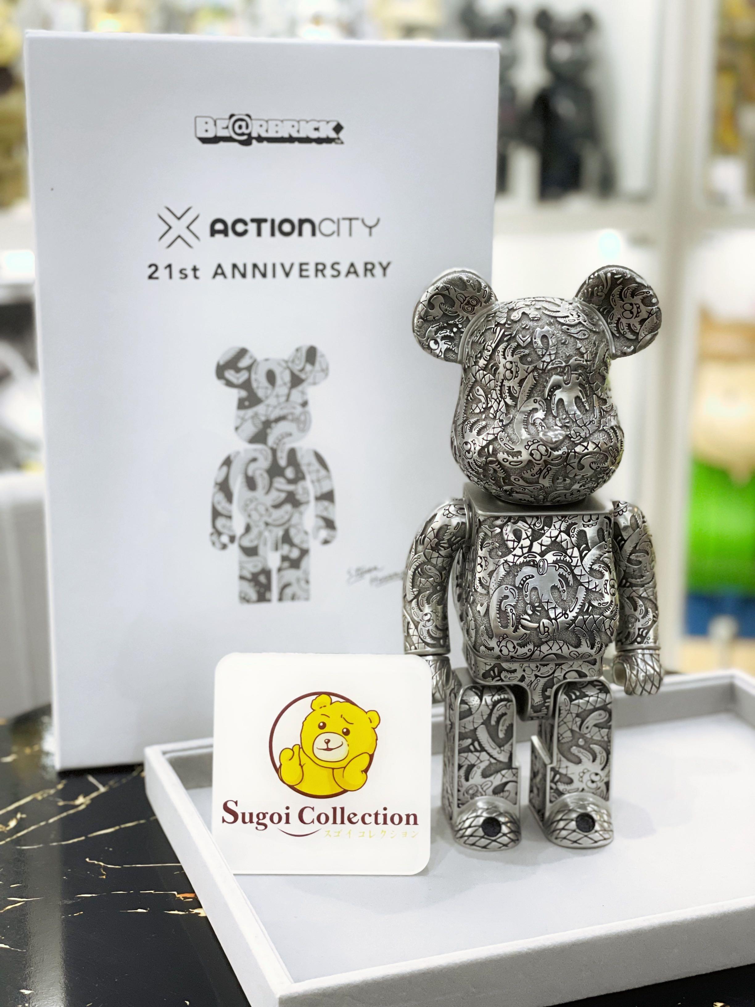 未開封・非売品】Singapore ACTION CITY 400% BE@RBRICK 5set / 2002 シンガポール アクションシティ  ベアブリック 全5色セット｜キューブリック、ベアブリック