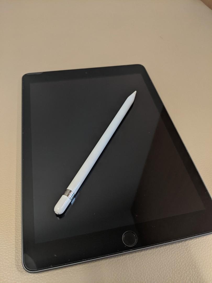 iPad 6 (128GB, Wi-Fi) with Apple Pencil 1, Mobile Phones & Gadgets 