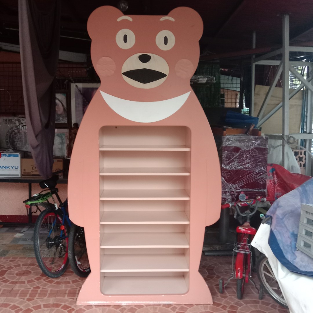 Japan surplus book shelf teddy bear, Furniture & Home Living, Office