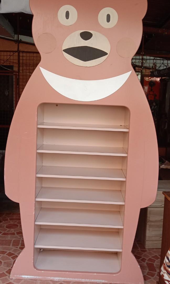 Japan surplus book shelf teddy bear, Furniture & Home Living, Office