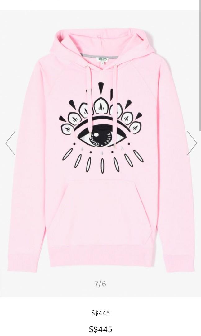 Kenzo Pink Hoodie Guaranteed 