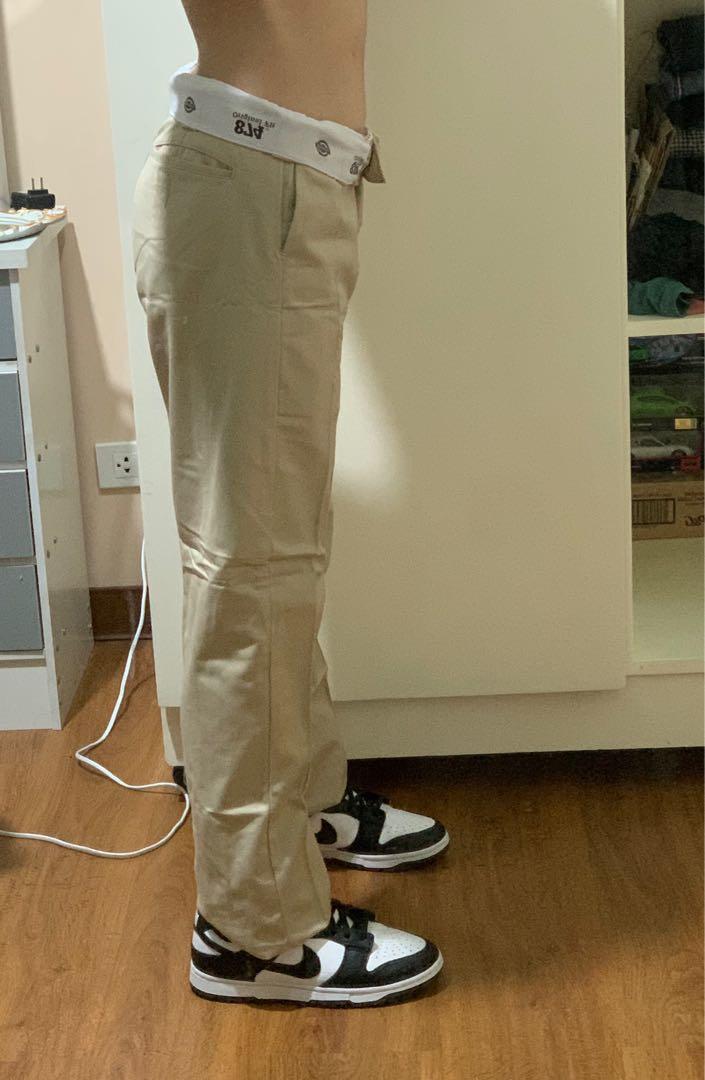 khaki 874 dickies straight cut pants 