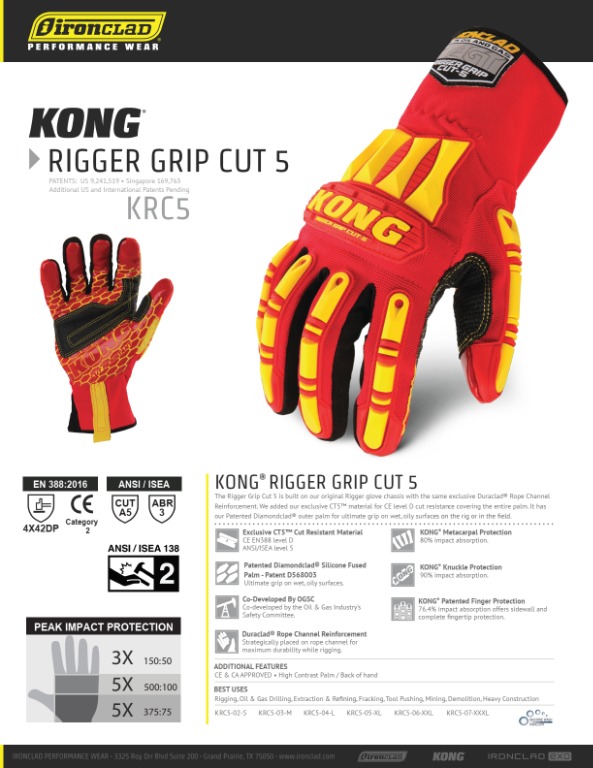 Kong rigger shop grip cut 5
