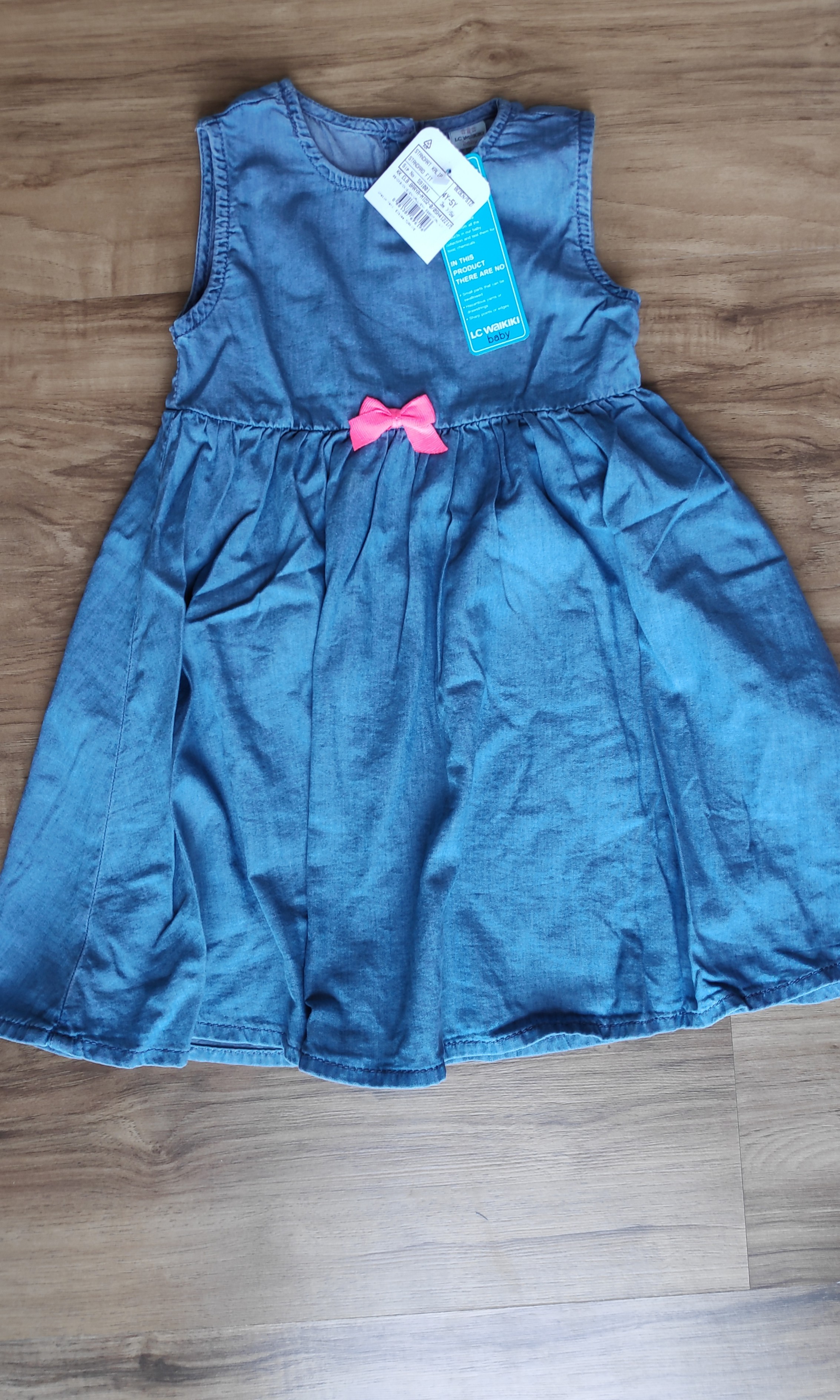 Lc waikiki girl denim dress 4-5y 