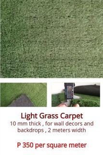 Light Grass Carpet with Freebies